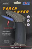 Hedyex Wans Tourch Turbo Jet Pürmüz Çakmak Siyah BS-203