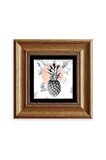 Ananas Çerçeveli Taş Tablo