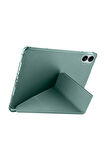 Redmi Pad Pro 12.1 Xiaomi Uyumlu Tablet Kılıf Kalem Bölmeli Uyku Modlu Standlı Trifolding Kılıf