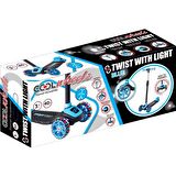 Cool Wheels Twist Led Işıklı 3 Tekerlekli Scooter- Mavi