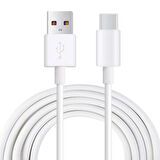 2.4A 3 Metre Hızlı Şarj Destekli Type C To Usb Şarz Kablosu Samsung Huawei Oppo Xiaomi Poco Uyumlu