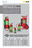 AYG 6 KG Bioversal Elektrikli Araçlar Ve Lityum-İyon Batarya (Pil, Akü) Yangın Söndürme Cihazı