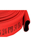 2½" İÇİ PVC KIRMIZI 25 MT YANGIN HORTUMU TS 9222 - TS EN 14540 BELGELİ HORTUM