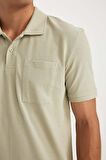 DeFacto New Regular Fit Kısa Kollu Pike Basic Düz Polo Tişört D4610AX24SMKH478