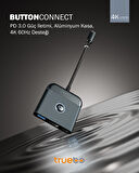 truebo Buttonconnect 3in1 Aç/kapa Tuşu Hdmı Hub