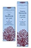 "SET" L'Erbolario Koku Giderici Deodorantlı Ayak Jeli ve Ayak Bacak Rahatlatıcı Krem Seti