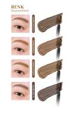 Yoğun Pigmentli, Üçgen Fırça Uçlu Kaş Maskarası Clio Kill Brow Color Brow Lacquer (03 Peanut Brown)