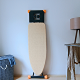 İpli Ayarlanabilir Isıya Dayanıklı Keçeli Büyük Boy Ütü Masası Kılıfı Örtüsü Bezi 55x140cm Soft