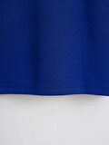 Unisex Oversize Bisiklet Yaka Düz Basic T-Shirt - SAKS MAVİSİ