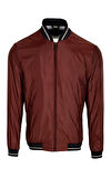 Erkek Bomber Ceket Bordo Slim Fit Baharlık ve Mevsimlik Mont NCS JEANS 4986