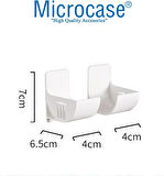 Microcase Sert ABS Plastik Çok amaçlı Mutfak Çöp Poşeti Rulo Streç Aluminyum Folyo Tutucu Organizer Set 1 Adet - GRİ AL4989