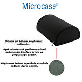 Microcase Çok Amaçlı Kaydırmaz Taban Ayak Koyma Padi Ofis Ev Seyehat Ayak Bacak Koyma Dinlendirme Pedi 2 Adet SİYAH AL5377