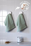 2'li Riva Mini Havlu 30x35 cm – Banyo Mutfak, Bebek Yüz El Havlusu
