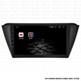Araç Multimedya Skoda Fabia Android 12 Carplay 4Gb Ram + 64Gb Hdd Navigasyon Ekran MYW