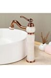 Banyo Çanak Lavabo Bataryası Rose-mermerli Model Yeni 7 Yıl Garantili
