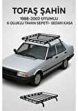Tofaş Şahin 1988-2002 Uyumlu 6 Oluklu Tavan Sepeti - Sedan Kasa