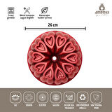 AMETIST AMETİST KEK KALIBI KIRMIZI