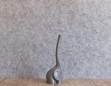 Uzun Hortumlu Fil (21 cm) Dekoratif Obje - Biblo - Dekor