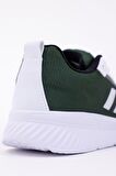 Dijital Baskılı Unisex Yeşil Sneaker - Beyaz Desenli Günlük Ayakkabı