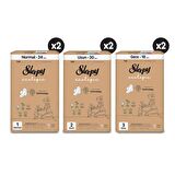 Sleepy Ecologic Premium Plus Normal Hijyenik Ped 48 Adet + Uzun 40 Adet + Gece 36 Adet