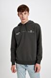 DeFacto Boxy Fit Kapüşonlu Sırt Baskılı Sweatshirt C6147AX24AUAR221