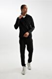 DeFactoFit Standart Fit Kapüşonlu Fermuarlı Pike Sporcu Sweatshirt C9181AX24AUBK81
