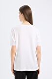 DeFacto Regular Fit Bisiklet Yaka Basic Düz Penye Kısa Kollu Beyaz Tişört W9584AZ25SPWT34