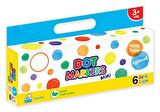 Mini Dot Markers  6’lı Yıkanabilir Kalem