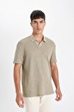 DeFacto Regular Fit Kısa Kollu Triko Polo Tişört D4810AX24SMKH96