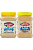 Beyaz Tek Kavrulmuş Tahin Tanışma Paketi (Kepeksiz 930g + Kepekli 930g)