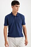 DeFacto New Regular Fit Kısa Kollu Pike Basic Düz Polo Tişört D4610AX24SMNV241