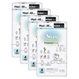 Sleepy Bio Natural Premium Plus Ultra Paket Külot Bez 4 Numara Maxi 192 Adet