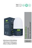 INCIA %100 Doğal Roll On Deodorant Erkekler İçin Ter Kokusu Önleyici Leke Yapmayan 50 ml