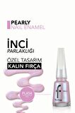 Flormar Yarı Transparan & Parlak Bitişli Sedefli Oje No: Pl454