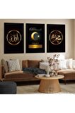 Zevahir 5 Parça Mdf Parlak Kelebekler Tablosu