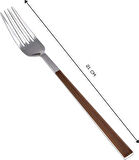 Karaca Salzburg Ahşap Tekli Yemek Çatalı 21 cm