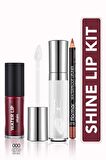 Flormar Shine Lip Kit Makyaj Seti
