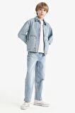DeFacto Erkek Çocuk Loose Fit Düz Paça Jean Pantolon D7209A825SPNM28