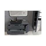 ANEMON 110 CM BANYO DOLABI  ANTRASİT - BOY DOLAP HARİÇ