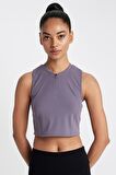 DeFactoFit Crop Bisiklet Yaka Sporcu Atlet D0638AX24AUPR466