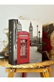 Rabsev Fotoğraf Albümü 10x15cm 200 Fotoğraf Kapasiteli Renkli Telephone Desenli Anı Albümü