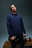 DeFactoFit Standart Fit Bisiklet Yaka Skuba Dalgıç Kumaş Sporcu Sweatshirt B4757AX24SPNV146