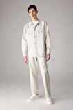 DeFacto Yazlık Gabardin Pantolon Straight Fit Bol Rahat Kesim Cepli Düz Paça B4089AX24SPGR368
