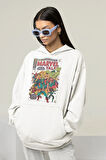 Avengers Kahramanlar Baskılı Unisex Oversize Marvel Tale Hoodie
