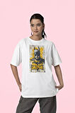Tasarım Batman Baskılı Unisex Oversize Film Tişört