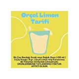 Orçel Limon Aromalı İçecek Tozu Oralet Çay 300gr.x 6 Adet