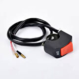 2 Adet 6 Ledli Motosiklet Off Road Scooter Uyumlu Led Sis Farı Açma Kapatma Tuşlu
