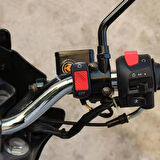 2 Adet 6 Ledli Motosiklet Off Road Scooter Uyumlu Led Sis Farı Açma Kapatma Tuşlu