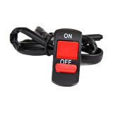 2 Adet 6 Ledli Motosiklet Off Road Scooter Uyumlu Led Sis Farı Açma Kapatma Tuşlu