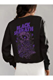 Black Sabbath Müzik Grubu Baskılı Unisex Oversize Sweatshirt
